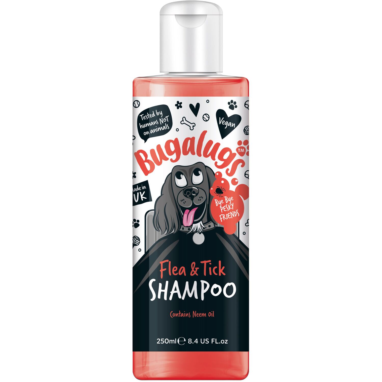 Bugalugs Flea & Tick Dog Shampoo 250ml