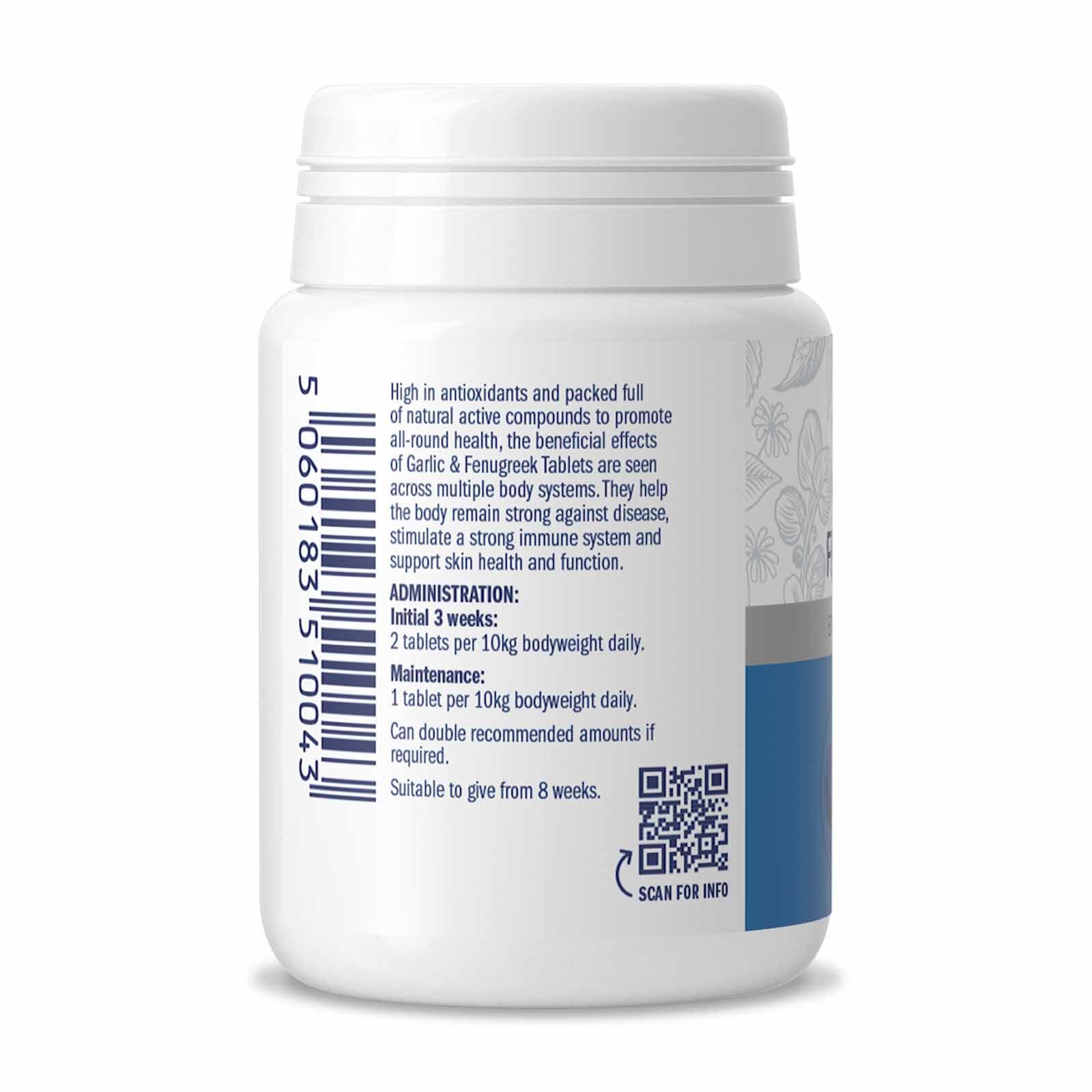 Dorwest Garlic & Fenugreek Tablets