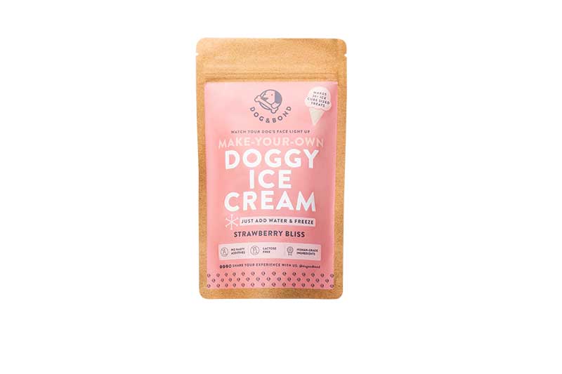 Dog & Bond Doggy Ice Cream Mix Strawberry Bliss 120g