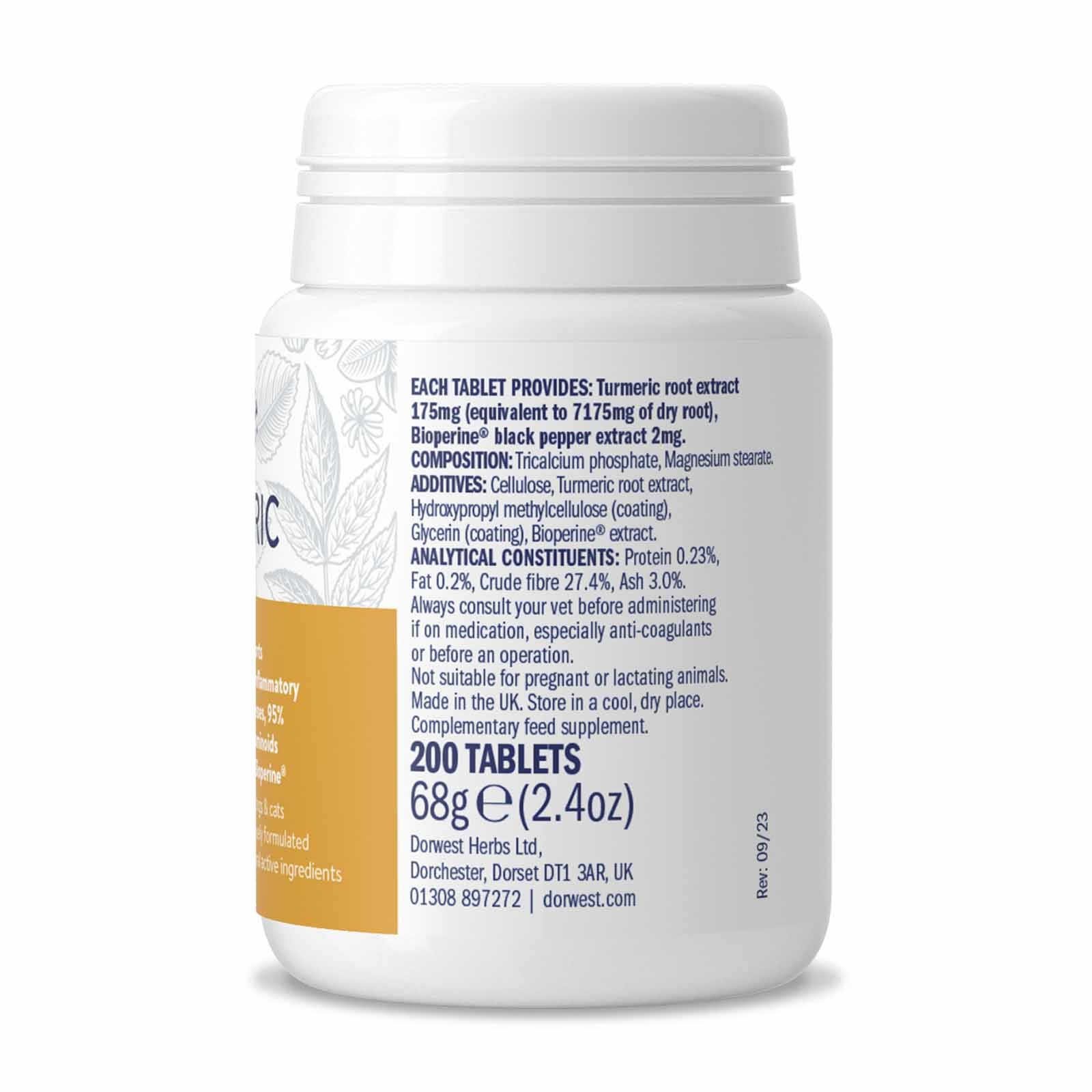Dorwest Turmeric Tablets